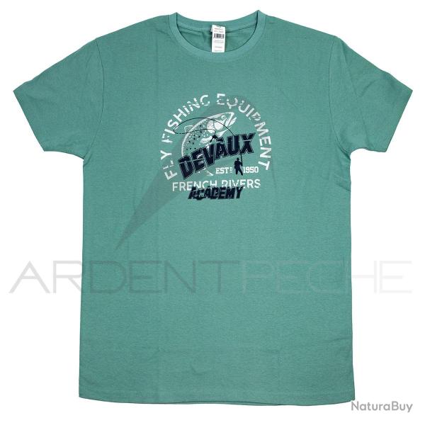 Tee Shirt DEVAUX Academy Vert d eau