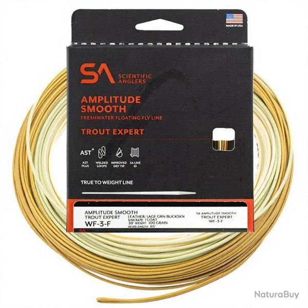 Soie Scientific Anglers Amplitude Smooth Trout Expert WF3F