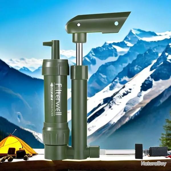 Filtre � Eau Purificateur � Poign�e Survie � Poign�e Randonn�e Camping LIVRAISON OFFERTE