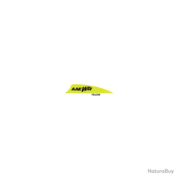 Plumes WAV 2.0 pouces AAE Arizona Jaune x 50