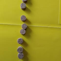 10 bourres feutre calibre 16