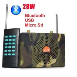 Appeau Electronique Bluetooth + T&eacute;l&eacute;commande USB  Am/Fm MP3 Micro Sd Rechargeable LIVRAISON OFFERTE