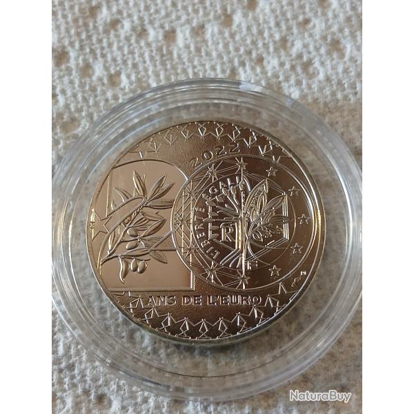Monnaie de 20 � 2022  , 20 ans de l'euros , non circulante SPL
