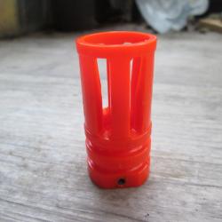 cache Flamme Pastique orange M4 airsoft 14mm n&eacute;gatif (I)