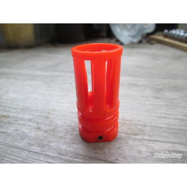 cache Flamme Pastique orange M4 airsoft 14mm n�gatif (I)