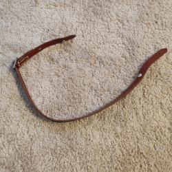 JUGULAIRE EN CUIR POUR CASQUE ALLEMAND