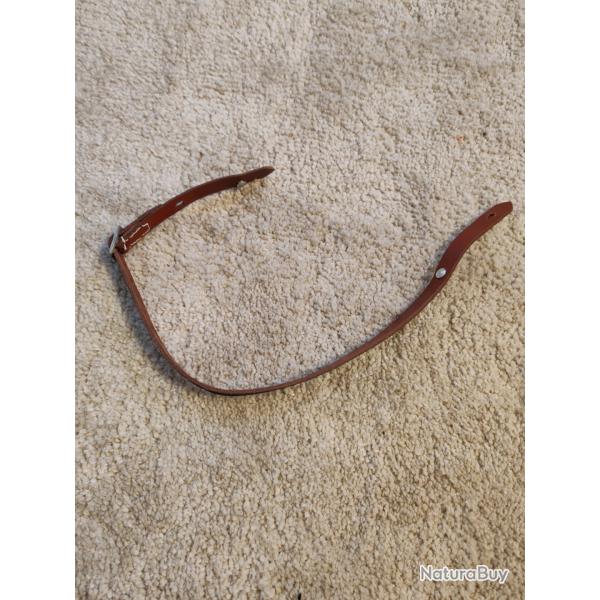 JUGULAIRE EN CUIR POUR CASQUE ALLEMAND