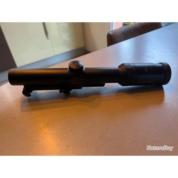 Lunette KAHLES 1.1-4x24 Helia C ret 4 avec montage Blaser