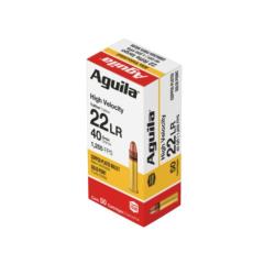 Munitions AGUILA cal.22lr super extra pleine haute vitesse cuivre 40gr par 500