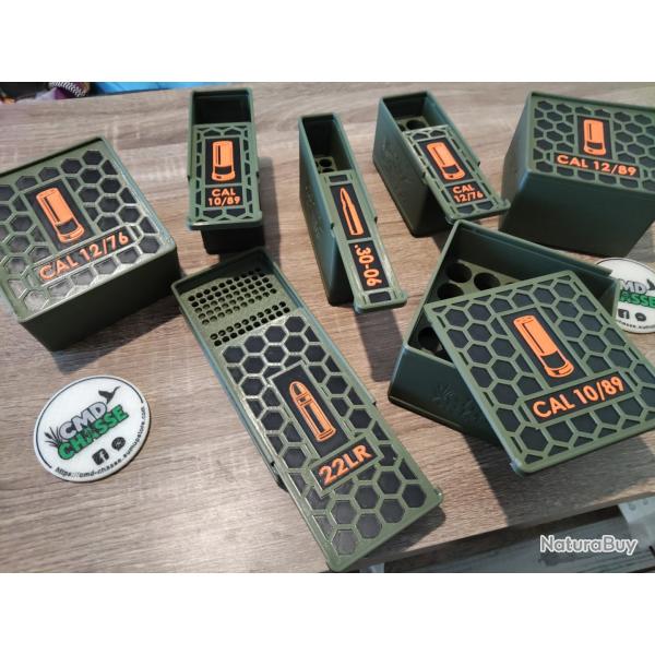 Boite de rangement cartouche 12/89 mod�le 10 cartouches