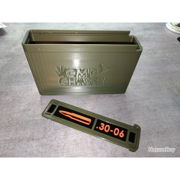 Boite de rangement balle .30-06 mod�le 20 balles
