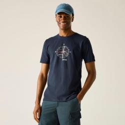Tee shirt Manches Courtes Homme Regatta Cline IX Bleu