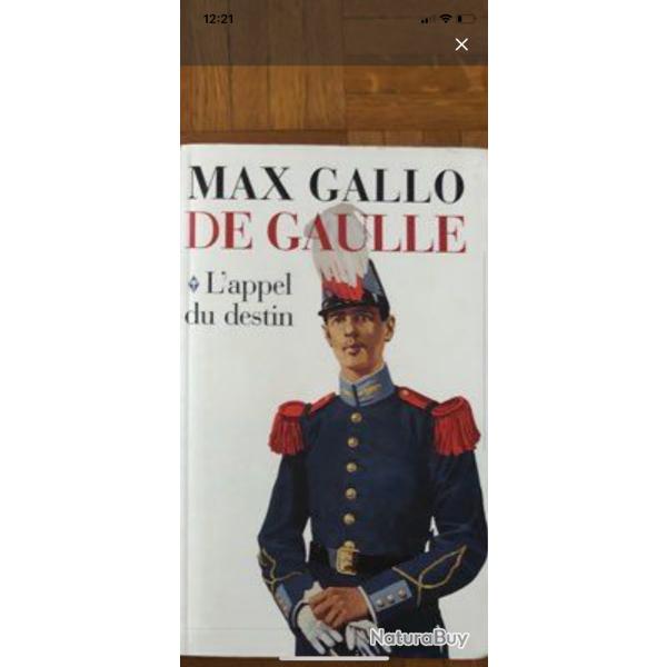LOT DE 3 LIVRES HISTORIQUES DE MAX GALLO