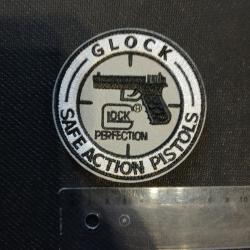Patch tissu velcro Glock rond