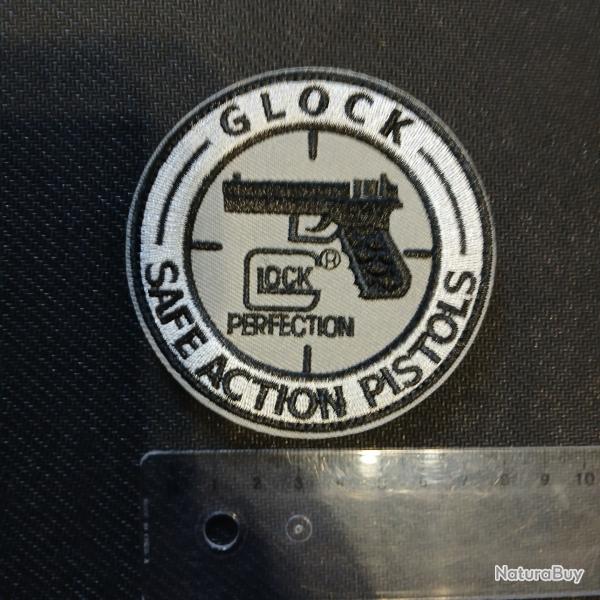 Patch tissu velcro Glock rond