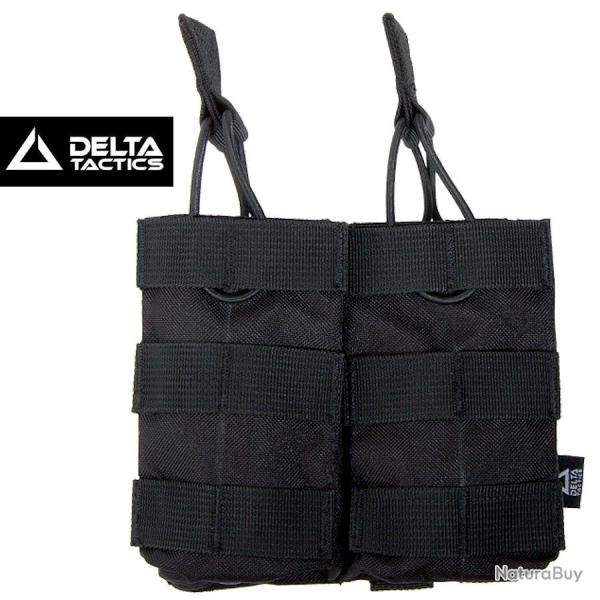 Porte chargeur double M4/FAMAS MOLLE noir airsoft