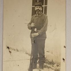 Carte photo soldat 18&egrave;me R&eacute;serve Territorial guerre 14/18 WW1