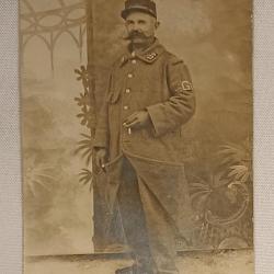 Carte photo soldat Groupe de Conducteur guerre 14/18 WW1