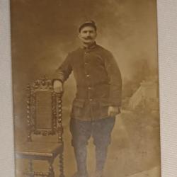 Carte photo soldat 140&egrave;me R&eacute;serve Territorial guerre 14/18 WW1
