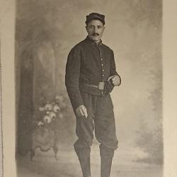 Carte photo soldat 51&egrave;me d'Artillerie guerre 14/18 WW1