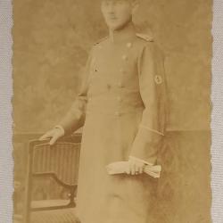 Carte photo soldat sous-off. Prussien guerre 14/18 WW1