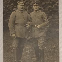 Carte photo soldats sous-off. Prussien guerre 14/18 WW1