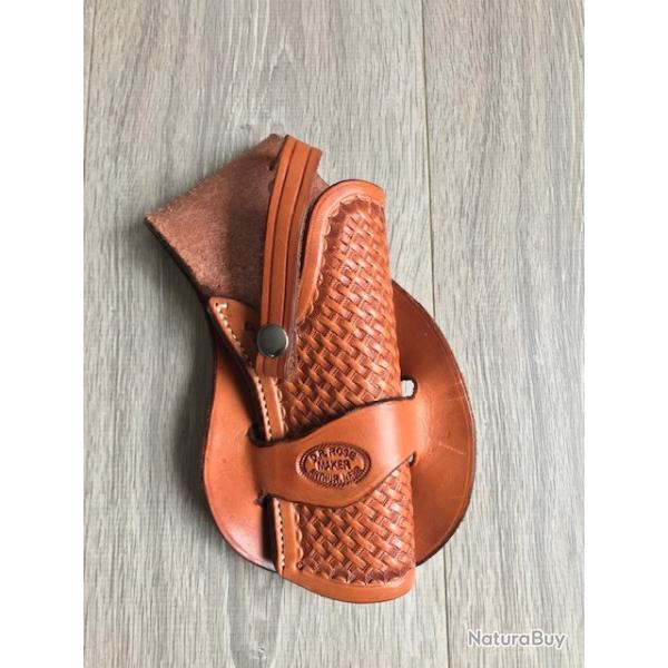 holster cuir artisanal made in USA pour COLT