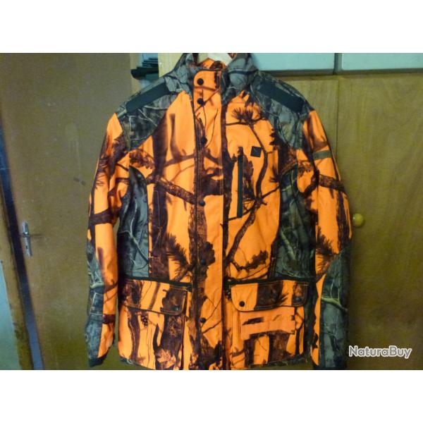 Vend veste percussion brocard orange XL