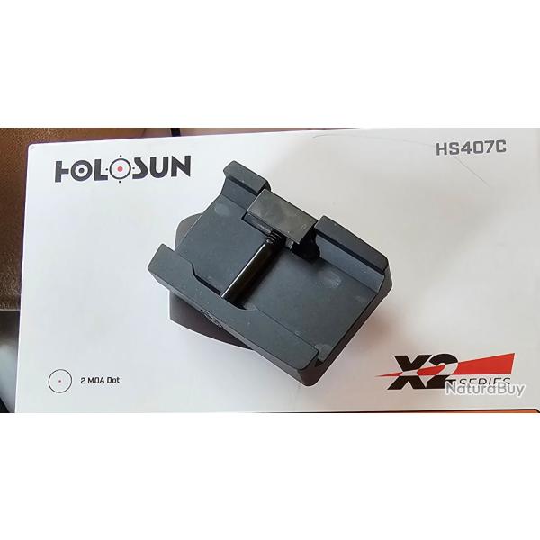Embase picatinny 21mm HOLOSUN pour 407C - 507C - 508T - 508TRD