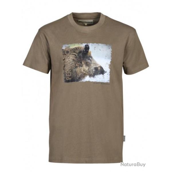 T-Shirt Sanglier Beige Percussion S
