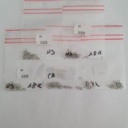 Lot 5 paquets de 10 Emerillons n&deg;3 -18 kg ROLLING