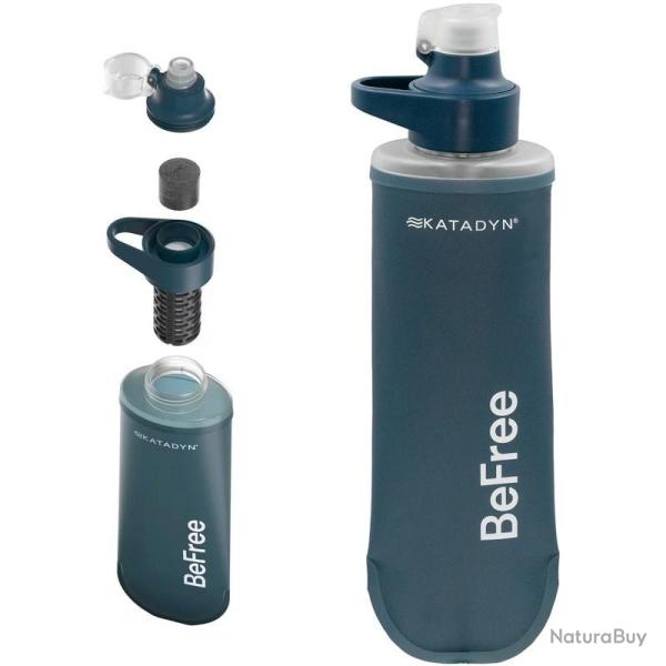 Gourde souple filtre � eau Katadyn BeFree AC 0,5L bleue