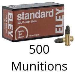 500 Cartouches Eley Standard cal. 22 LR