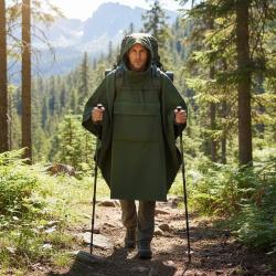 Poncho Tarp Softshell Outbreak vert : protection randonn&eacute;e respirante et d&eacute;perlante