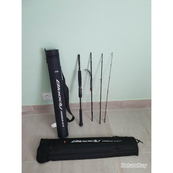 Canne de voyage 2,45 m�tres - NEUF -Marque HART 4 brins - 15/52 g marque HART