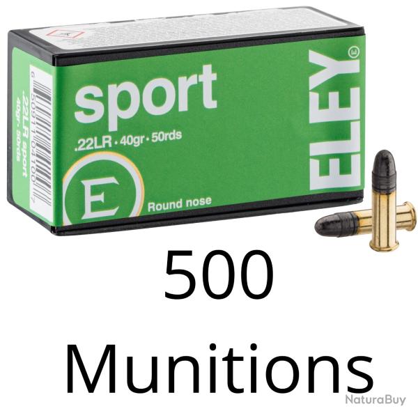 500 Munitions Eley Cal.22LR Sport