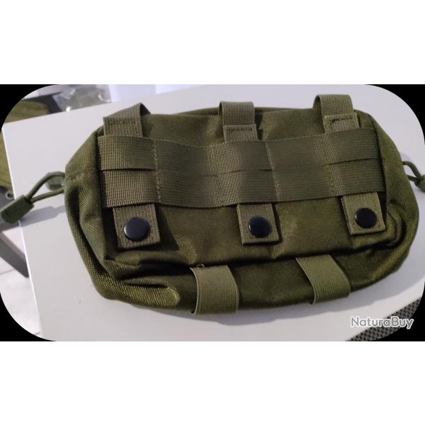 Pochettes tactiques Vert Army
