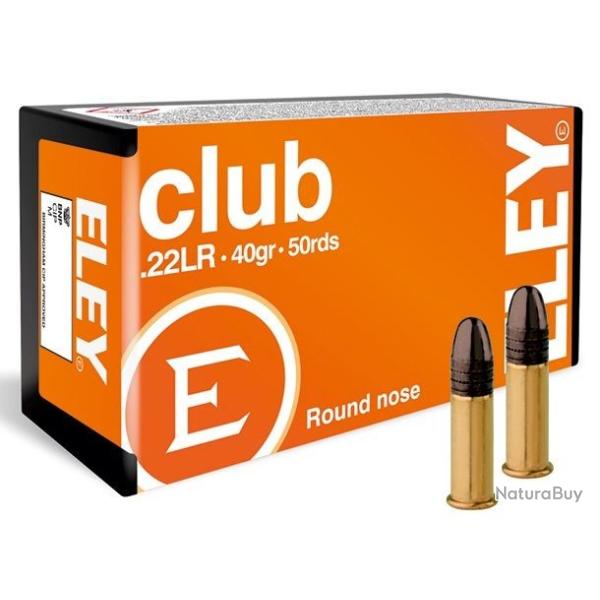 500 Munitions Eley Cal.22LR Club