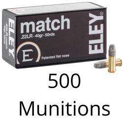 500 Munitions Eley Match Cal.22LR