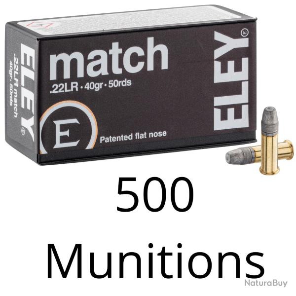 500 Munitions Eley Match Cal.22LR