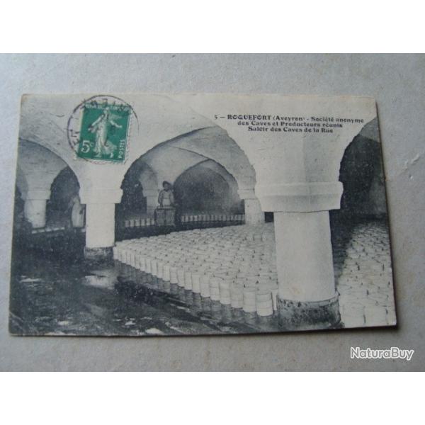 CPA AVEYRON ROQUEFORT CAVE