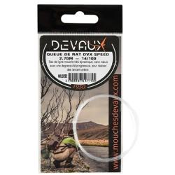 BAS DE LIGNE MOUCHE - QUEUE DE RAT 3M70 18/100 - DEVAUX