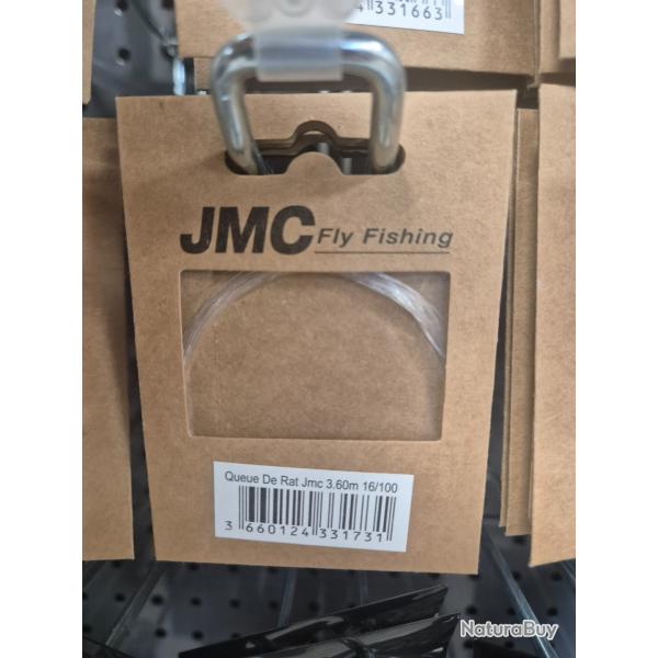 BAS DE LIGNE MOUCHE - QUEUE DE RAT 3M60 12/100 - JMC