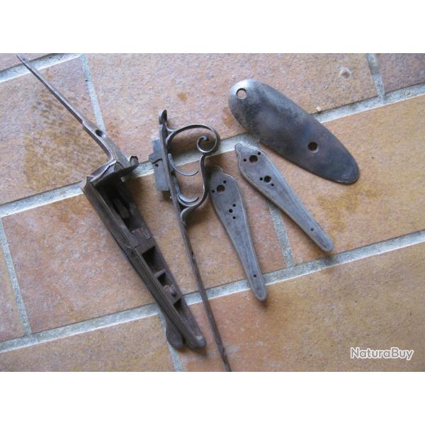 BASCULE ET PIECES DETACHEES POUR FUSIL A BROCHE