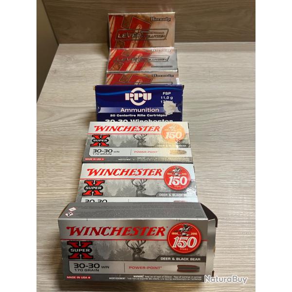 Lot de balles calibre 30-30