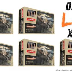 Lot munitions Norma Oryx 55g - Cal. 222 Rem - X100 munitions