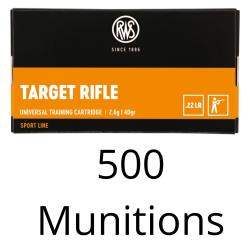 500 Munitions RWS Target Rifle Cal.22LR