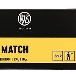 500 Munitions RWS Pistol Match Cal.22LR