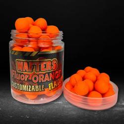 Bouillettes Equilibr&eacute;es Pro Elite Baits Customizable Fluo Orange 14mm 80g