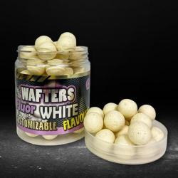 Bouillettes Equilibr&eacute;es Pro Elite Baits Customizable Fluo Blanc 14mm 80g